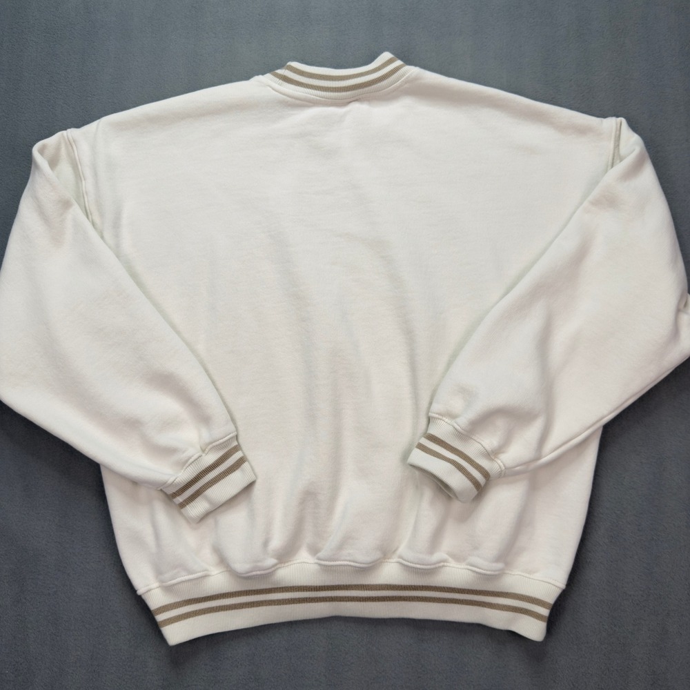 Taylor Swift The Tortured Poets Department Sweatshirt Small White TTPD Crewneck - Picture 3 of 5